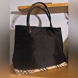 Authentic Burberry London Blue Label Derby Tote Burberry Shoulder Bag 💼